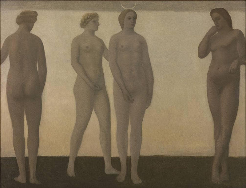 Artemis by Vilhelm Hammershoi — Oil Painting Reproduction