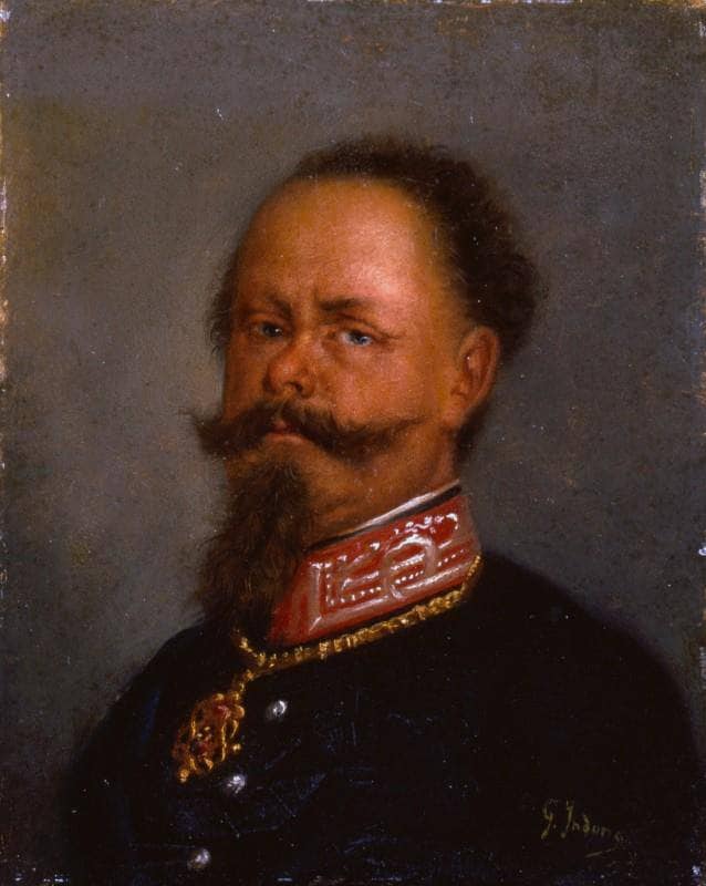 Portrait of Vittorio Emanuele II by Gerolamo Induno — Oil Painting Reproduction