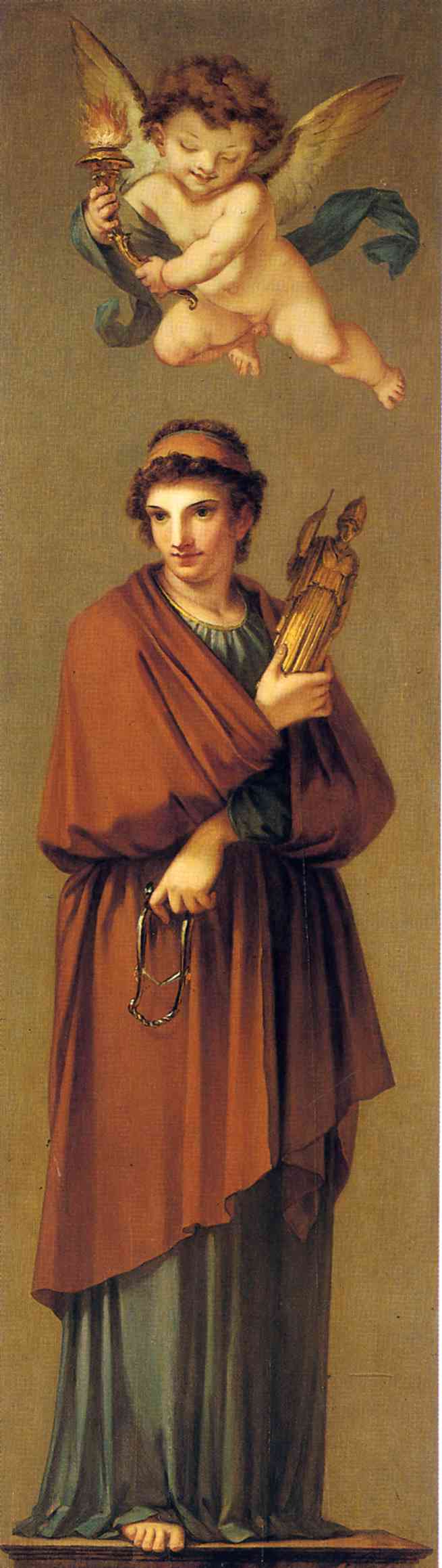 Arts, Wealth, Pleasure and Philosophy: Philosophy by Pierre-Paul Prud'hon, Oil Painting Reproduction