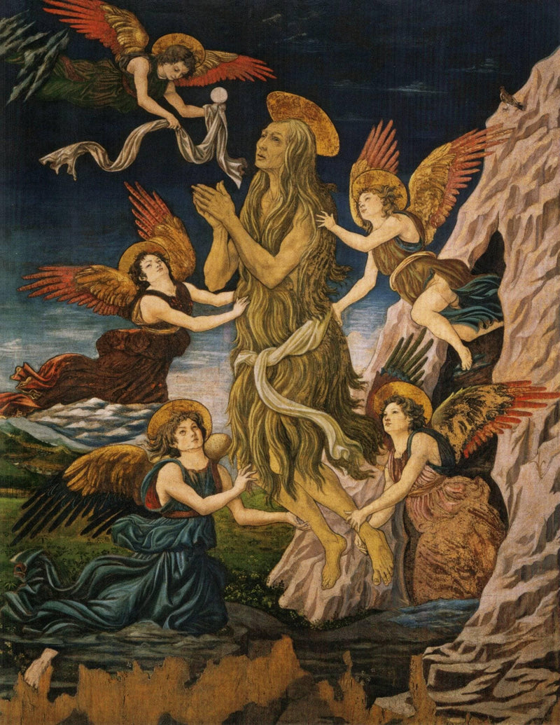 Ascension of Saint Mary Magdalene by Antonio del Pollaiolo — Oil Painting Reproduction