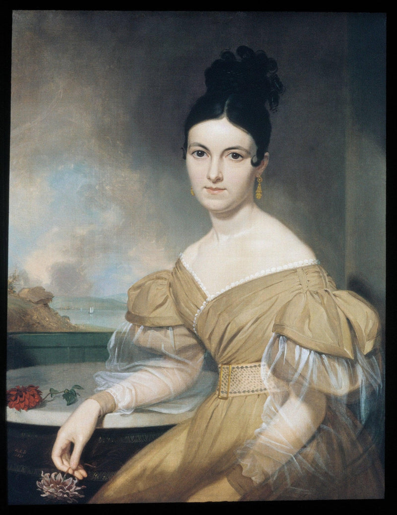 Portrait of Mrs. Winfield Scott by Asher Brown Durand — Oil Painting Reproduction