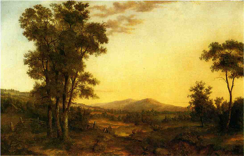 Hudson River Landscape by Asher Brown Durand — Oil Painting Reproduction