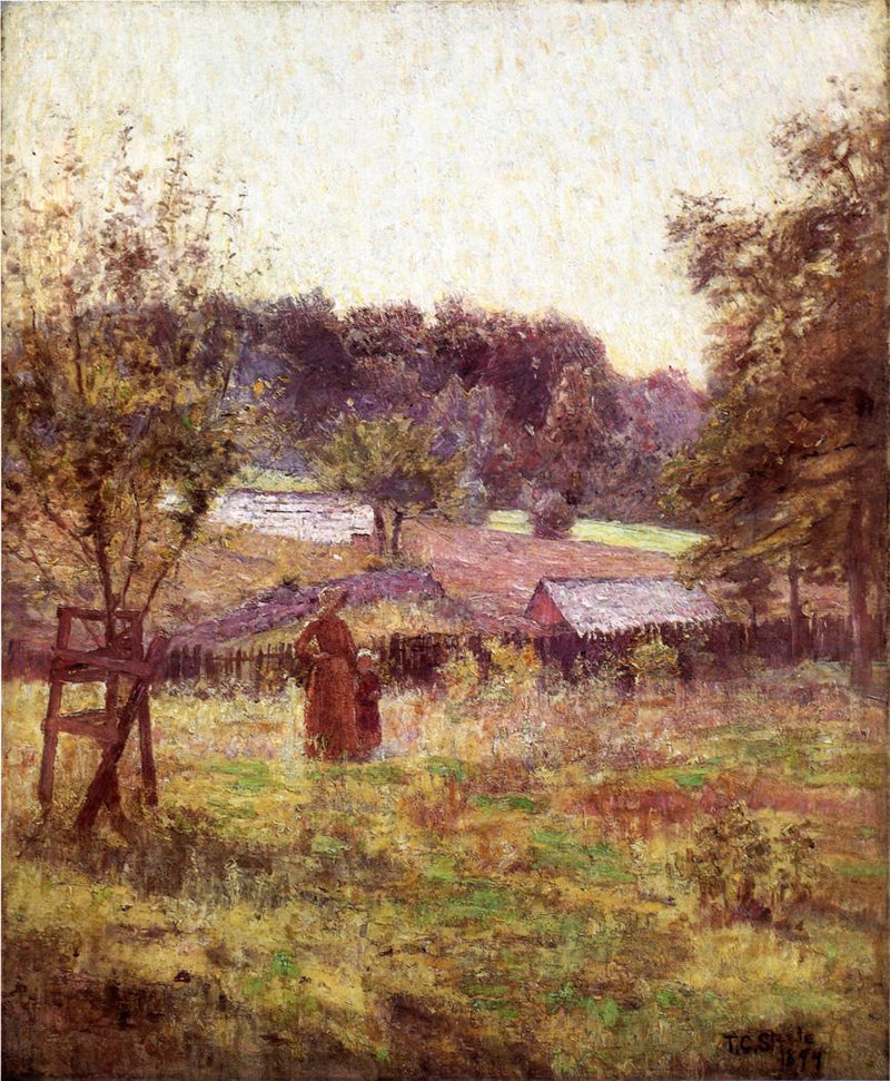 At Noon Day by T. C. Steele — Oil Painting Reproduction