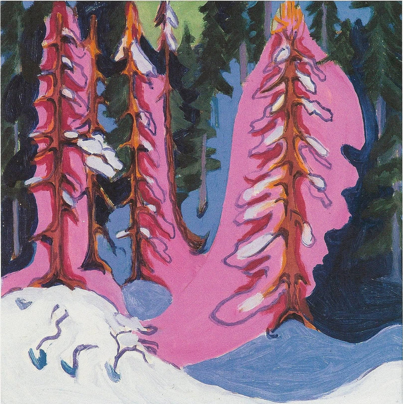 At the Forest Edge by Ernst Ludwig Kirchner — Oil Painting Reproduction