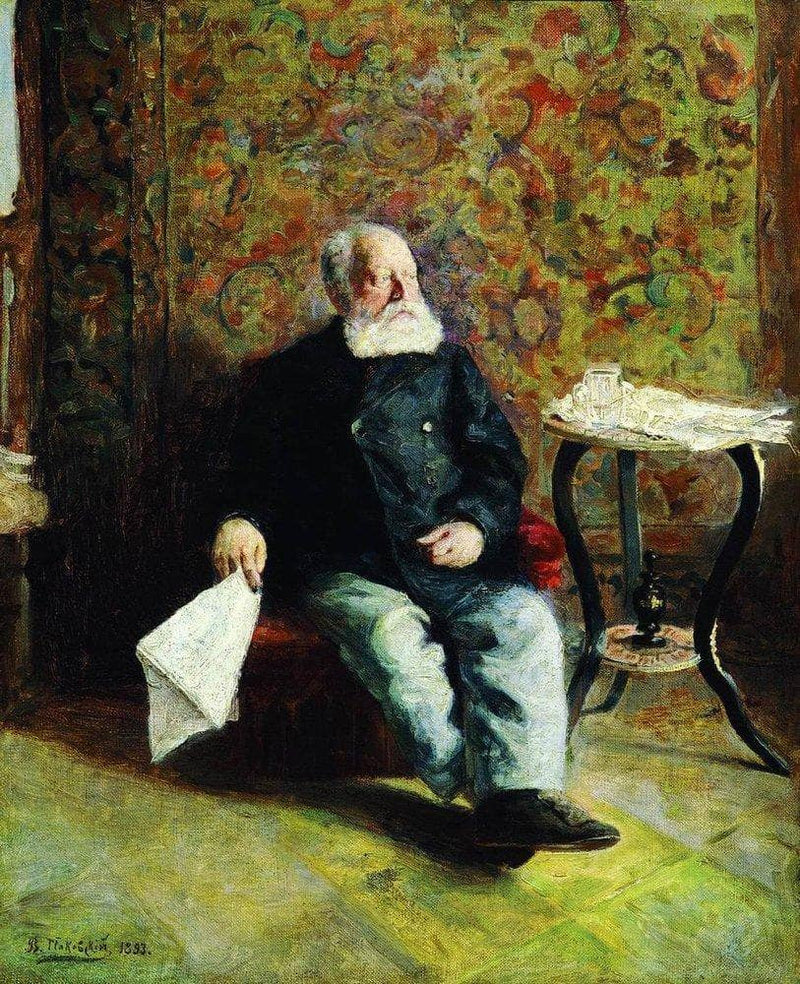 At the porter's room by Vladimir Makovsky — Oil Painting Reproduction