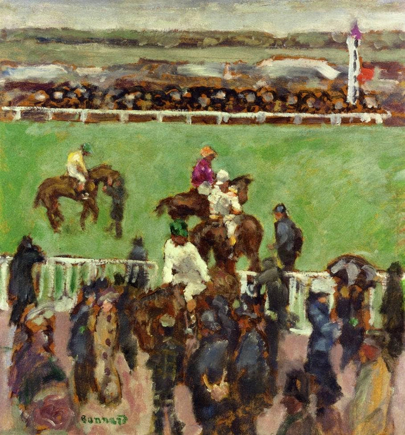 At the Races, Longchamp by Pierre Bonnard — Oil Painting Reproduction