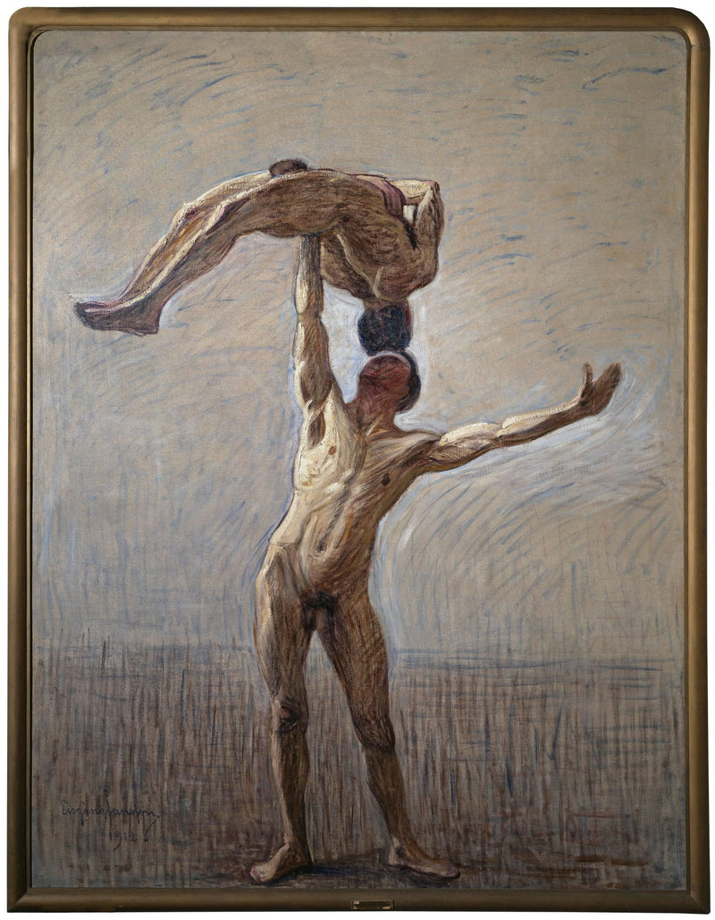 Atleter by Eugène Jansson — Oil Painting Reproduction