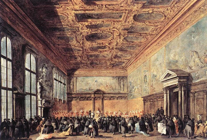 Audience Granted by the Doge by Francesco Guardi — Oil Painting Reproduction