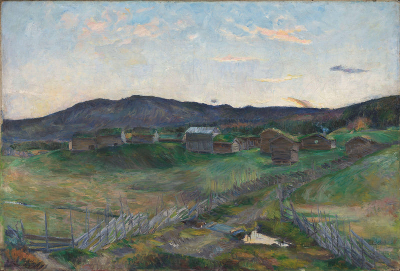 Autumn at Strålsjøen by Harriet Backer — Oil Painting Reproduction