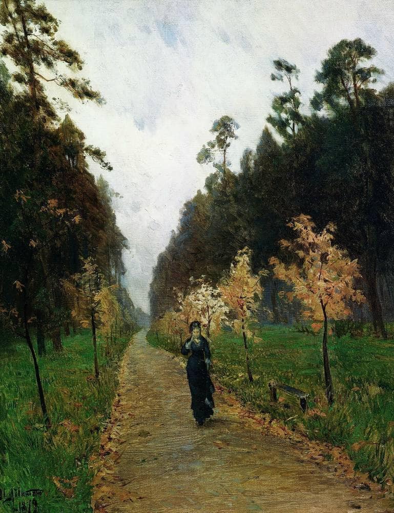 Autumn day, Sokolniki by Isaac Levitan — Oil Painting Reproduction