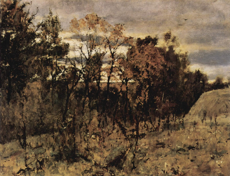 Autumn evening. Domotkanovo by Valentin Serov — Oil Painting Reproduction