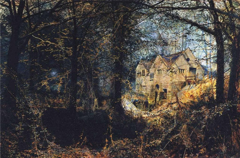 Autumn Glory: The Old Mill by John Atkinson Grimshaw — Oil Painting Reproduction