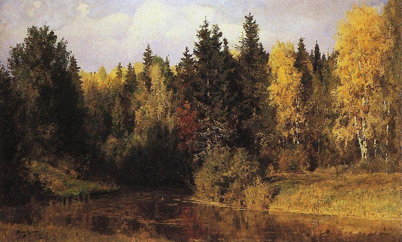 Autumn in Abramtsevo by Vasily Polenov — Oil Painting Reproduction