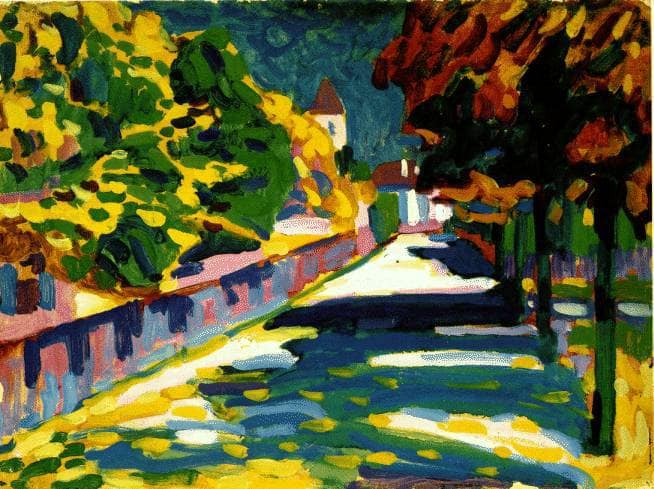 Autumn in Bavaria by Wassily Kandinsky — Oil Painting Reproduction