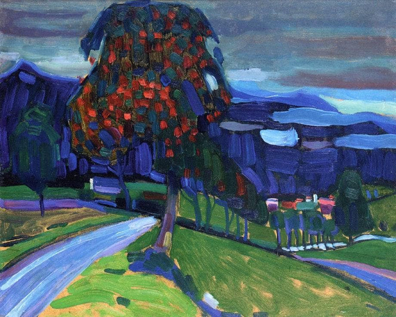 Autumn in Murnau by Wassily Kandinsky — Oil Painting Reproduction
