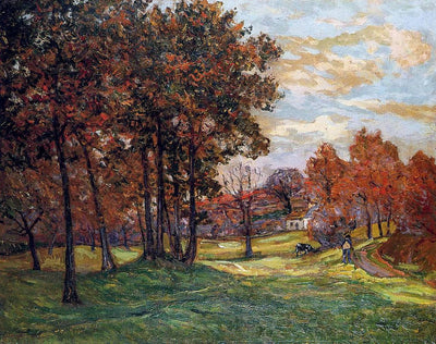 Autumn Landscape at Goulazon in study