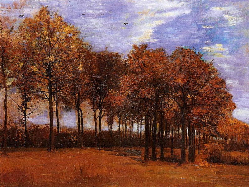 Autumn Landscape by Vincent van Gogh — Oil Painting Reproduction
