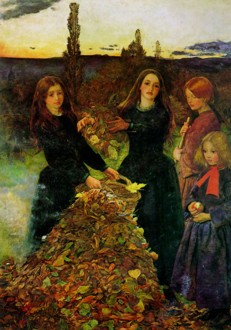 Autumn Leaves by John Everett Millais — Oil Painting Reproduction