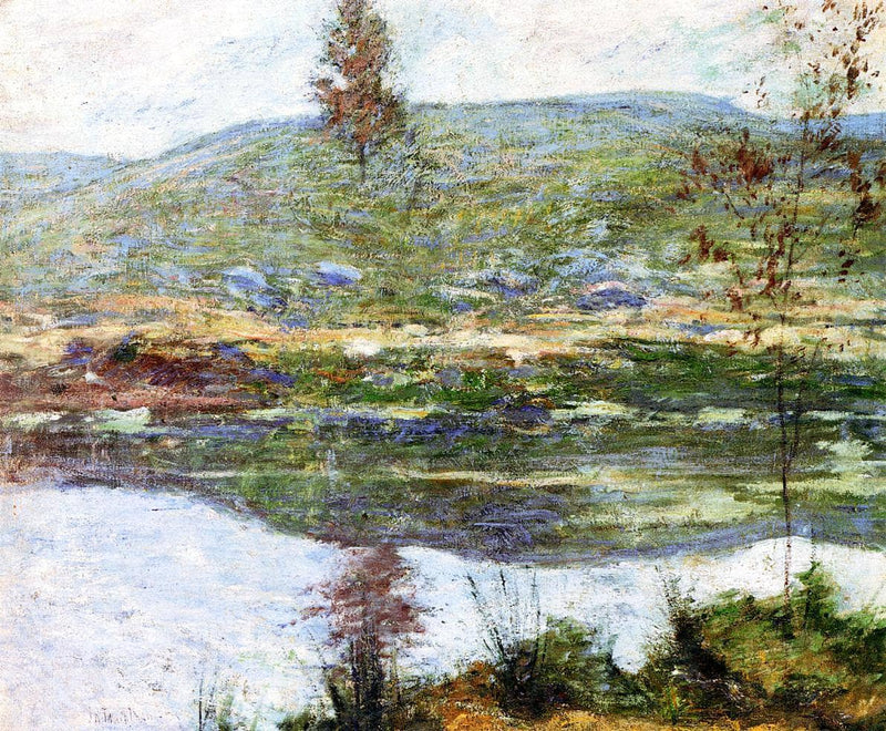 Autumn-Mists by John Henry Twachtman — Oil Painting Reproduction