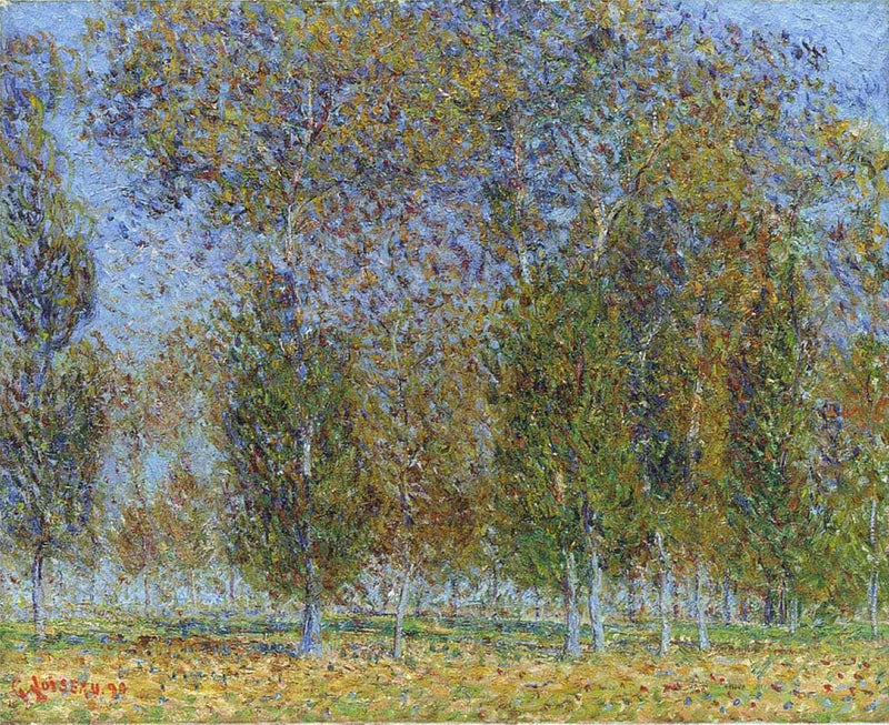 Autumn near Saint Cyr du Vaudreuil by Gustave Loiseau — Oil Painting Reproduction