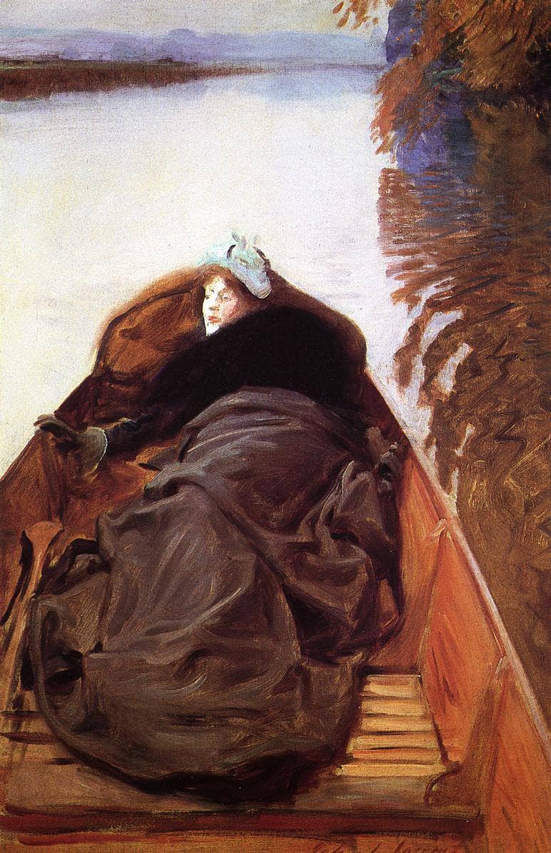 Autumn on the River by John Singer Sargent — Oil Painting Reproduction