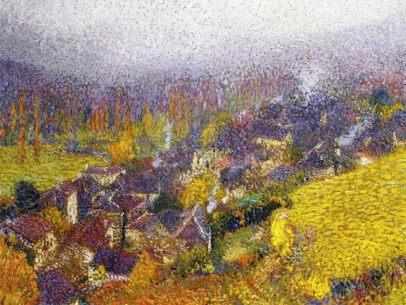 Autumn over Labastide du Vert by Henri Martin — Oil Painting Reproduction