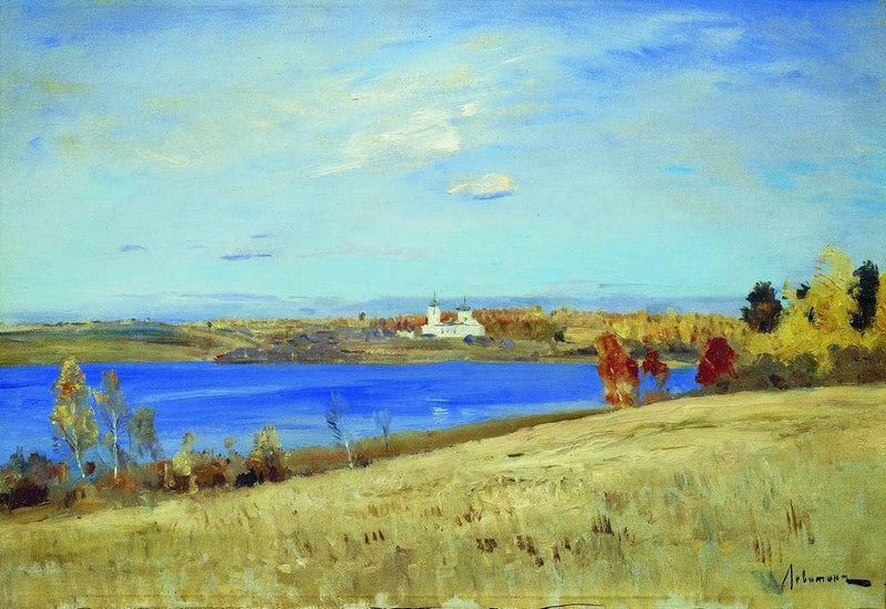 Autumn. River. by Isaac Levitan — Oil Painting Reproduction