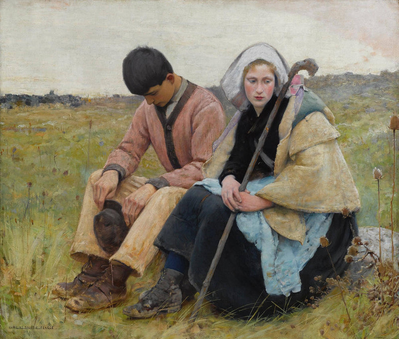 Auvers-sur-oise by Charles Sprague Pearce — Oil Painting Reproduction