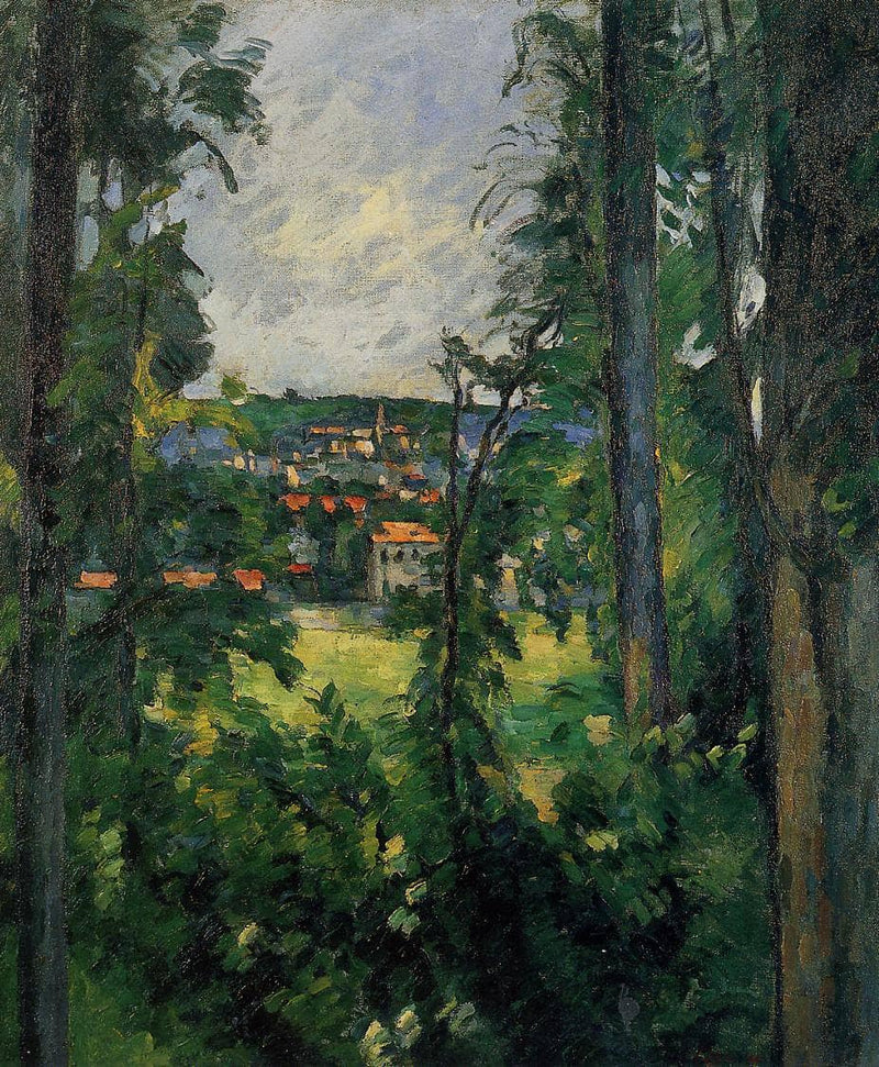 Auvers. View from Nearby by Paul Cezanne — Oil Painting Reproduction