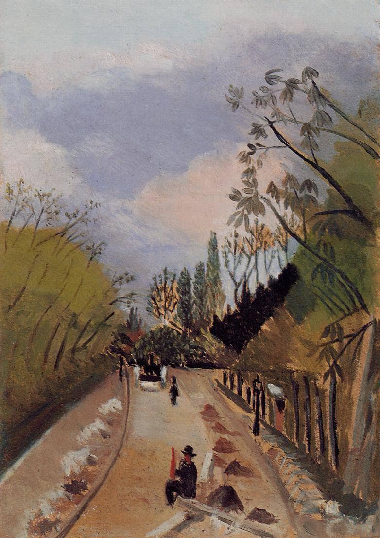 Avenue de l'Observatoire by Henri Rousseau — Oil Painting Reproduction