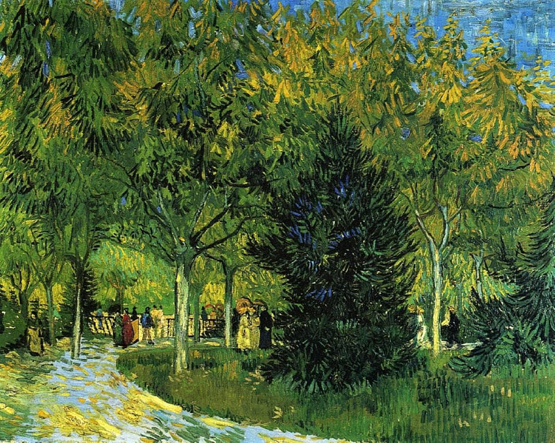 Avenue in the Park by Vincent van Gogh — Oil Painting Reproduction