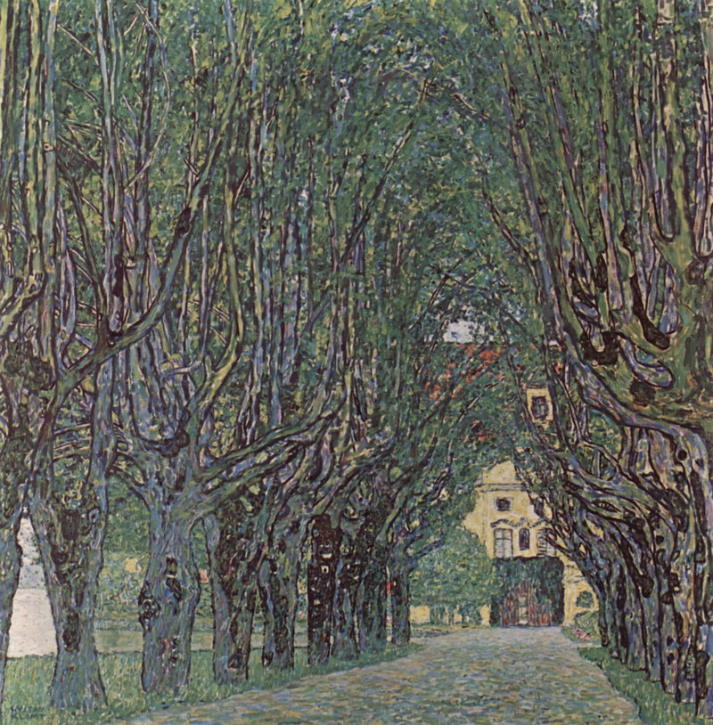 Avenue of Schloss Kammer Park by Gustav Klimt — Oil Painting Reproduction