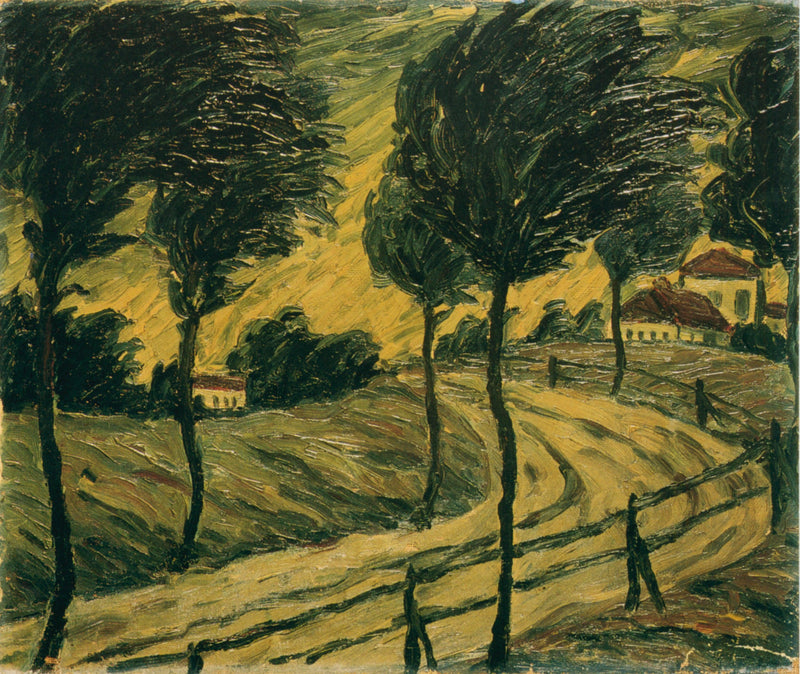 Storm by Walter Gramatté — Oil Painting Reproduction