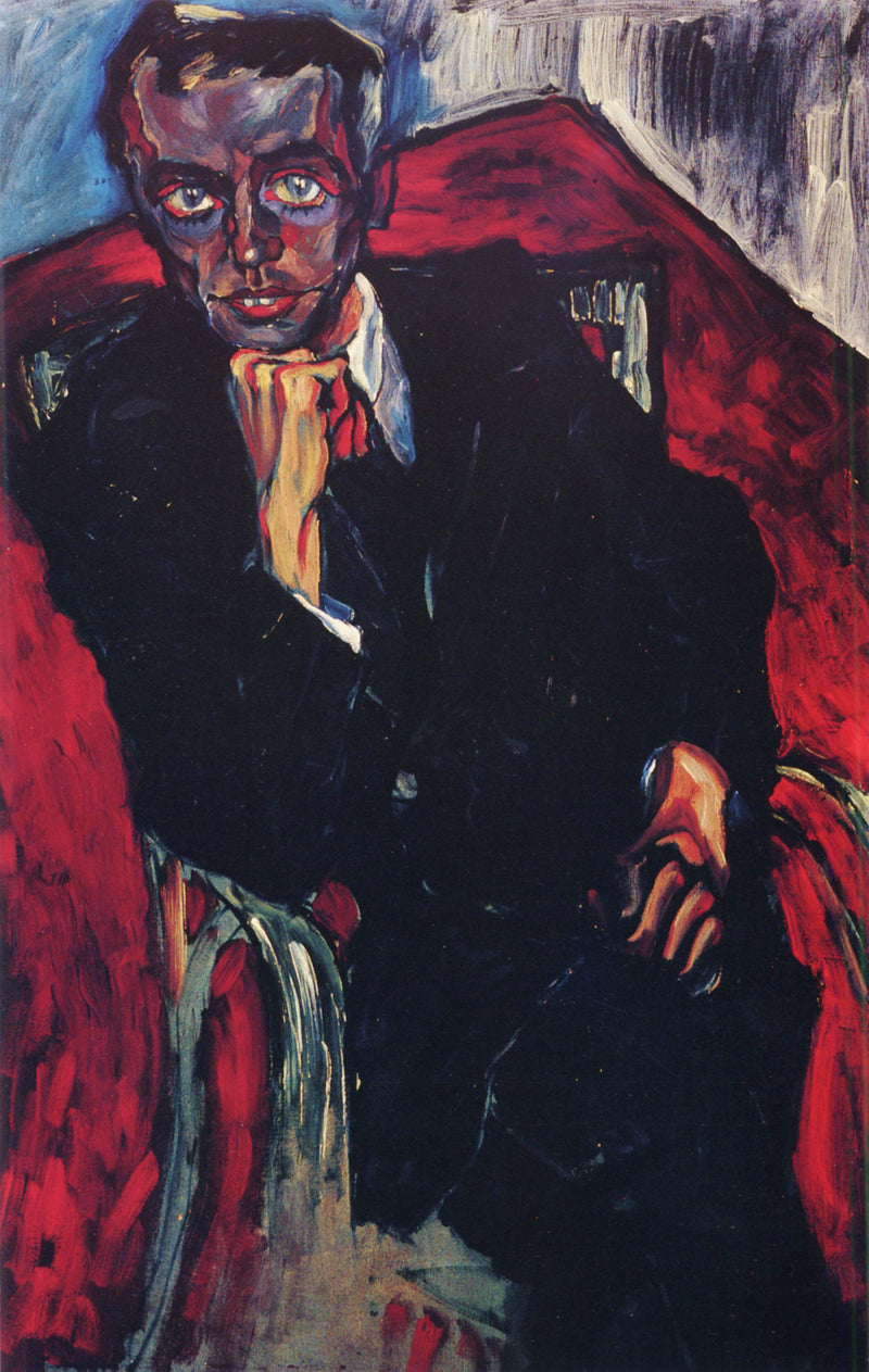 Portrait Alexander Graf Brockdorf by Walter Gramatté — Oil Painting Reproduction