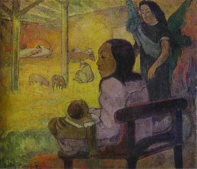 Baby (Nativity of Tahitian Christ) by Paul Gauguin — Oil Painting Reproduction