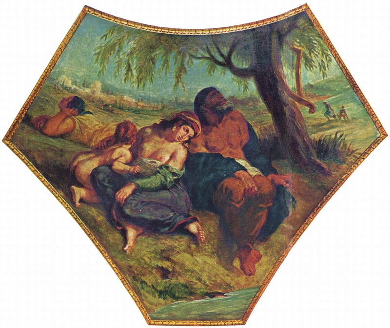 Babylonian Captivity by Eugene Delacroix — Oil Painting Reproduction