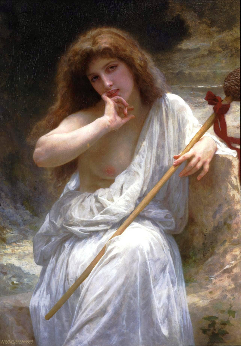 Bacchante by William-Adolphe Bouguereau — Oil Painting Reproduction