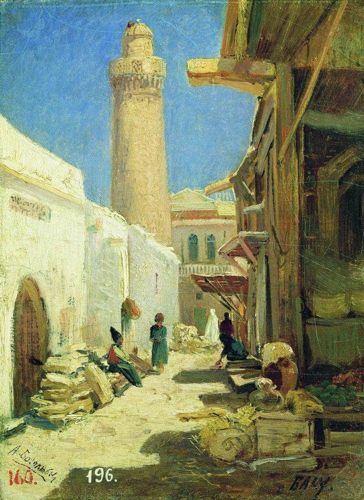 Baku by Alexey Bogolyubov — Oil Painting Reproduction
