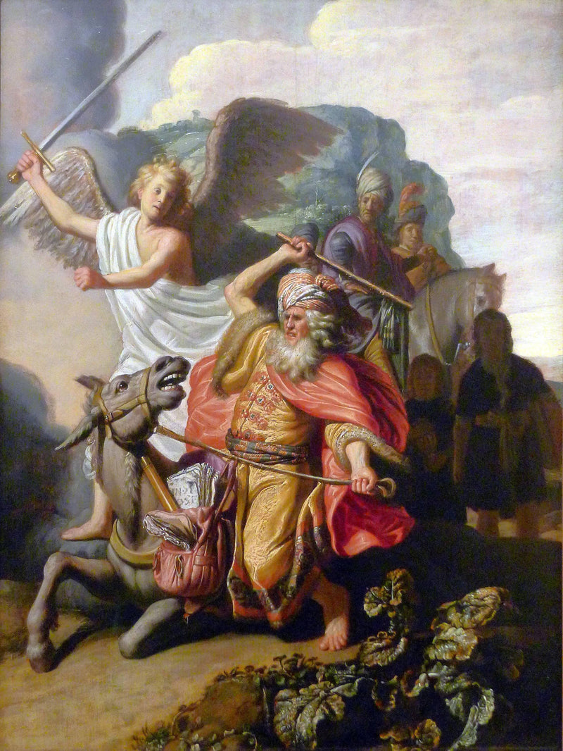 Balaam's Ass by Rembrandt — Oil Painting Reproduction