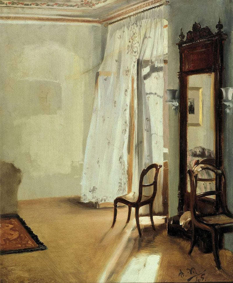 Balcony Room by Adolph Menzel — Oil Painting Reproduction