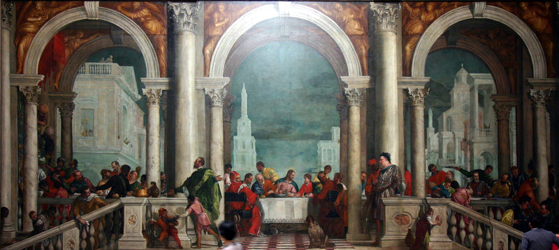 Feast in the House of Levi (Last Supper) by Paolo Veronese, Oil Painting Reproduction