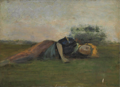 On the grass in modern living room