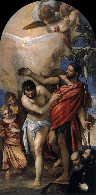 Baptism of Christ in hallway