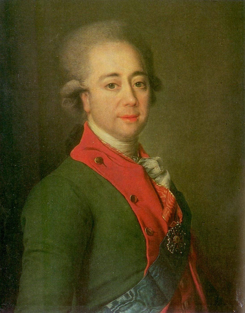 Baron Alexander Stroganov by Dmitry Levitzky — Oil Painting Reproduction