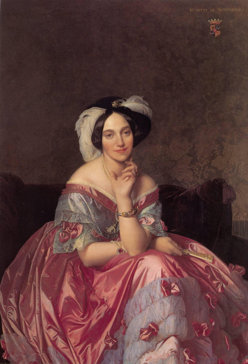 Baronesss Betty de Rothschild by Jean Auguste Dominique Ingres — Oil Painting Reproduction