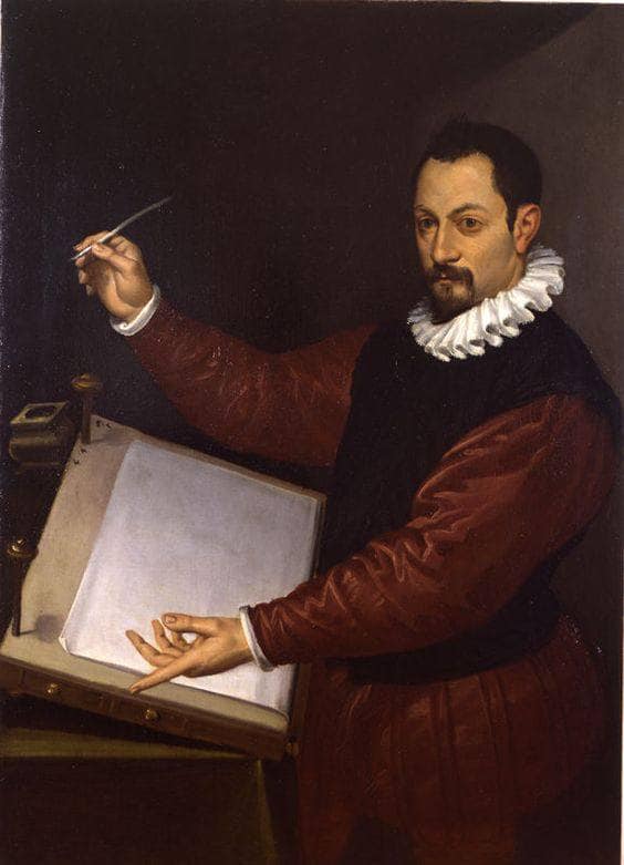 Portrait of a Scribe by Bartolomeo Passerotti — Oil Painting Reproduction