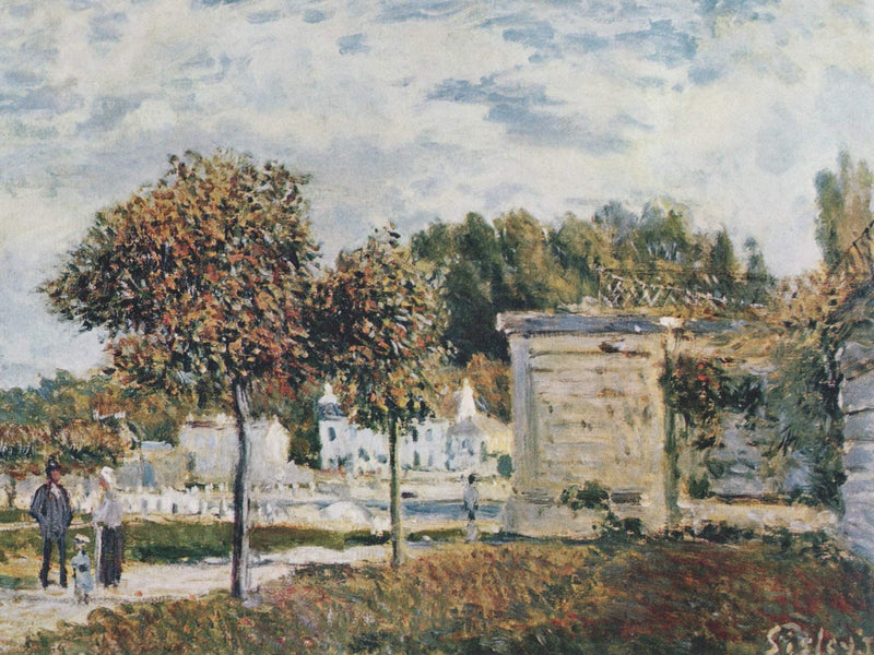 Bassin de Marly by Alfred Sisley — Oil Painting Reproduction