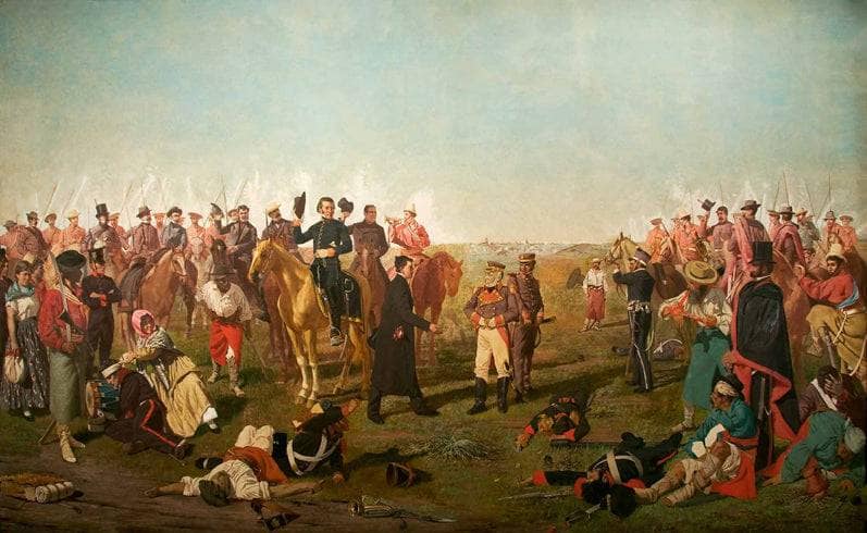 Batalla De Las Piedras by Juan Manuel Blanes — Oil Painting Reproduction