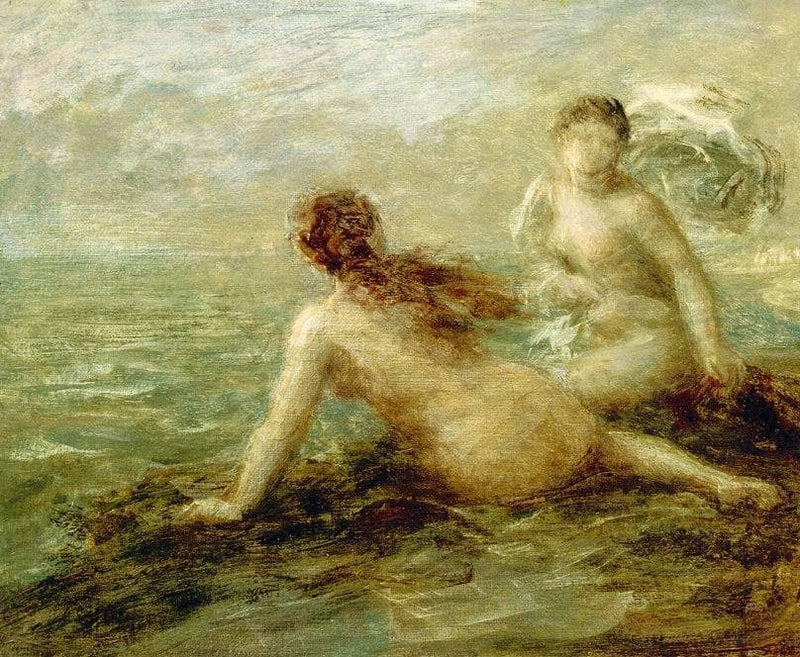 Bathers by the Sea by Henri Fantin-Latour — Oil Painting Reproduction