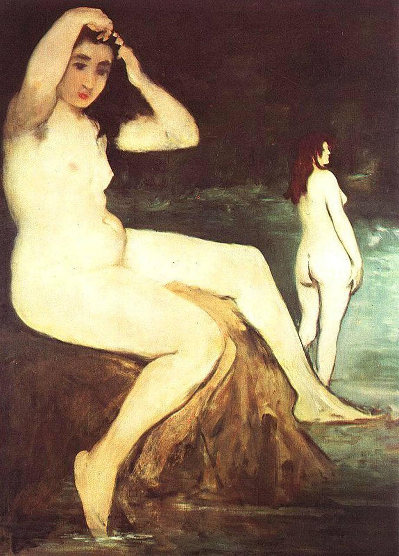 Bathers on the Seine by Edouard Manet — Oil Painting Reproduction